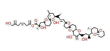 7-Hydroxymethyl-2-methylene-octa-4,7-dienyl okadaate